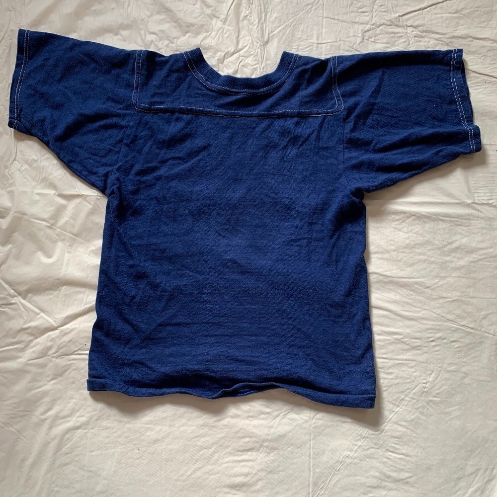 blue vintage short-sleeve t-shirt